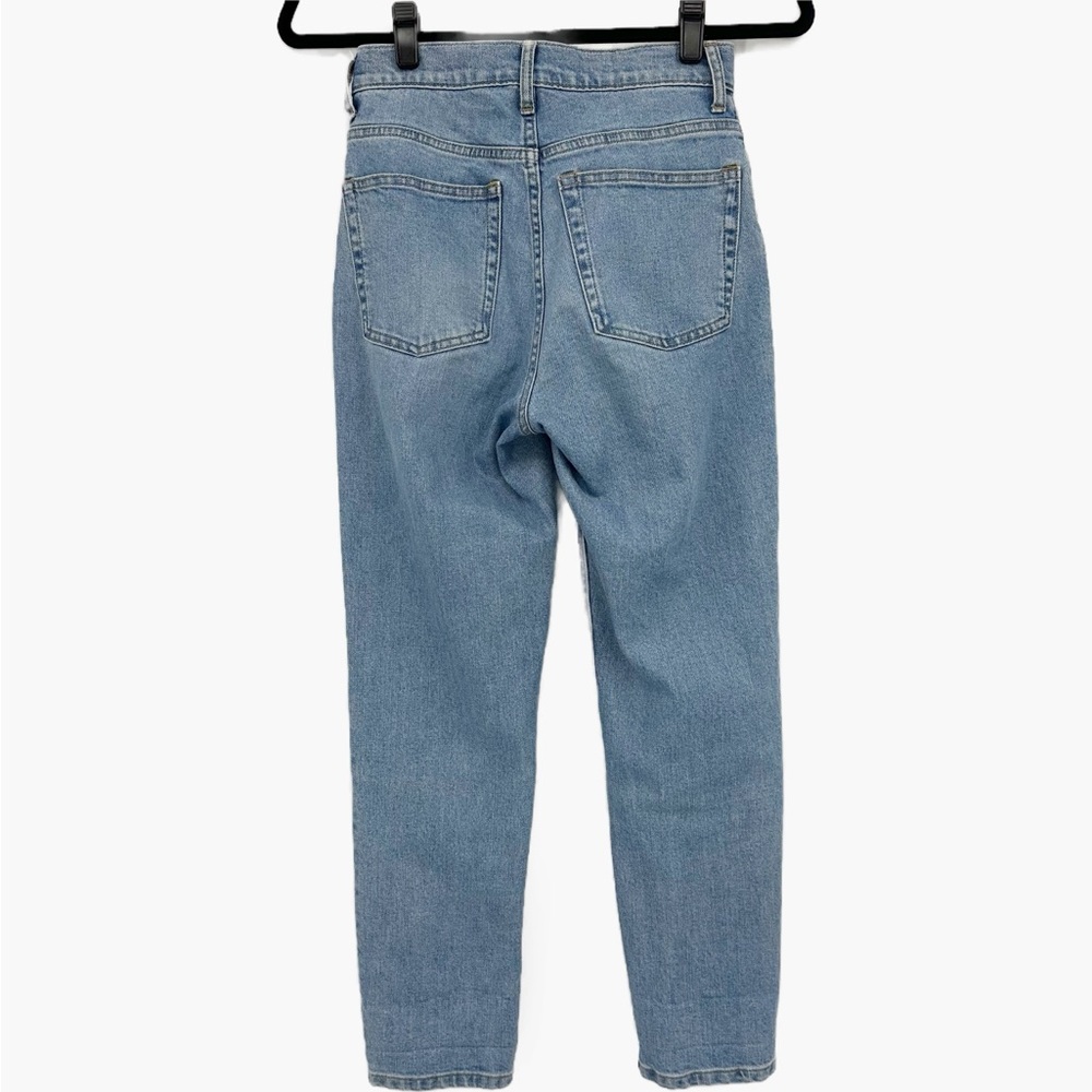 Everlane Cheeky Jean Ankle Light Wash High Rise Denim Size 25 - Picture 6 of 14